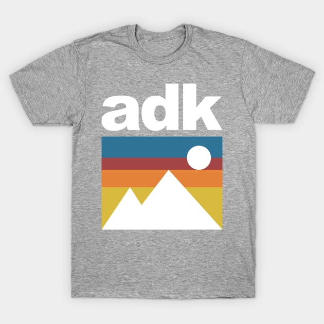 Adirondack Mountains ADK T-Shirt by PodDesignShop